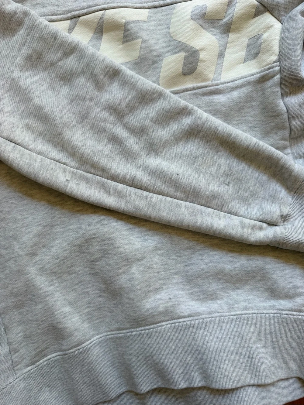 Nike Light Gray SB Crewneck Sweatshirt with White Logo